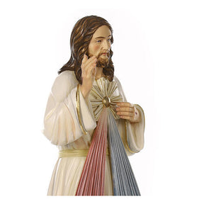 Cristo Misericordioso 80x30x30 cm fibra de vidro
