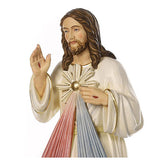 Cristo Misericordioso 80x30x30 cm fibra de vidro