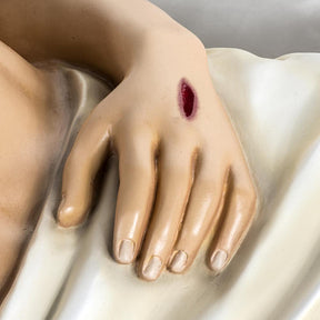 Cristo Morto 140 cm fibra vidro corada