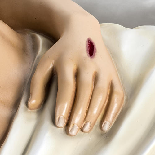 Cristo Morto 140 cm fibra vidro corada