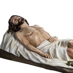 Cristo Morto 140 cm fibra vidro corada