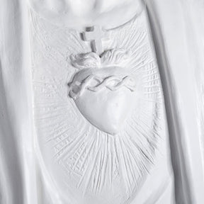 Cristo Redentor 200 cm fibra de vidro branca