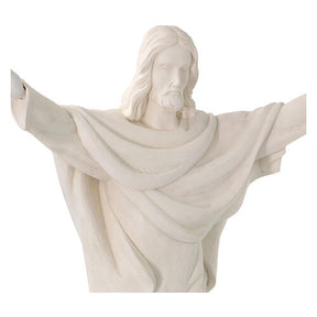 Cristo Rei de parede 90x65x25 cm fibra de vidro