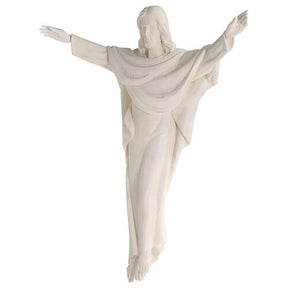 Cristo Rei de parede 90x65x25 cm fibra de vidro