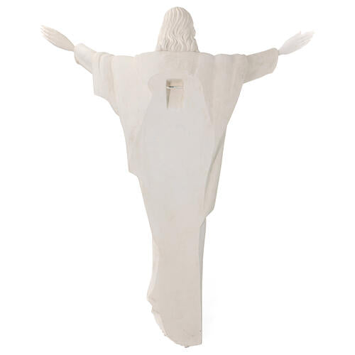 Cristo Rei de parede 90x65x25 cm fibra de vidro