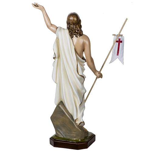 Cristo Ressuscitado 100 cm fibra de vidro