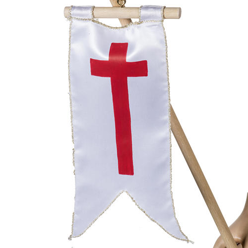 Cristo Ressuscitado 100 cm fibra de vidro