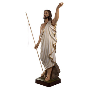 Cristo Ressuscitado fibra de vidro 85 cm PARA EXTERIOR