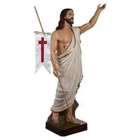 Cristo Ressuscitado fibra de vidro 85 cm PARA EXTERIOR