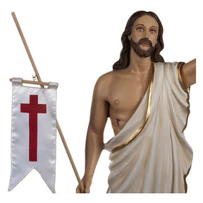 Cristo Ressuscitado fibra de vidro 85 cm PARA EXTERIOR