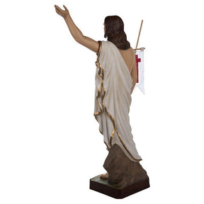 Cristo Ressuscitado fibra de vidro 85 cm PARA EXTERIOR