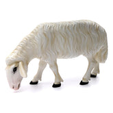 Duas ovelhas para Presépio com figuras de altura média 80 cm fibra de vidro pintada