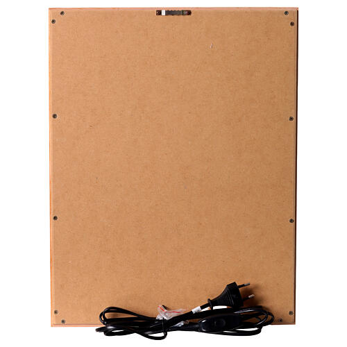 Ícone de São Francisco de Assis com pomba vidro colorido