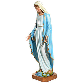 Imaculada Conceição 145 cm fibra vidro PARA EXTERIOR