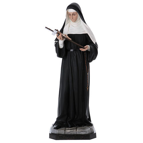 Imaculada Conceição de Murillo 155 cm fibra de vidro pintada olhos de vidro