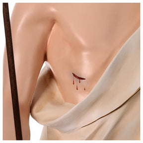 Imagem Cristo Ressuscitado 200 cm olhos de vidro Fibra de Vidro Pintada