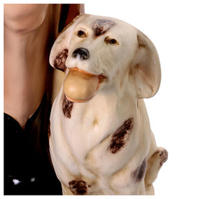 Imagem de São Roque 115 cm olhos de vidro Fibra de Vidro Pintada