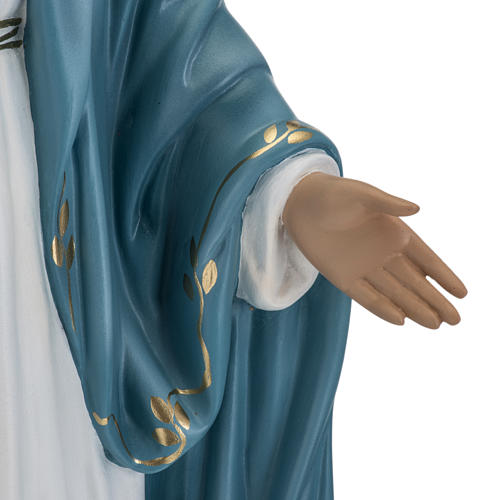 Imagem Imaculada Conceição 60 cm Landi fibra vidro olhos cristal DE EXTERIOR