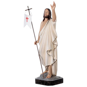 Imagem Jesus Cristo Ressuscitado 50 cm fibra de vidro pintada