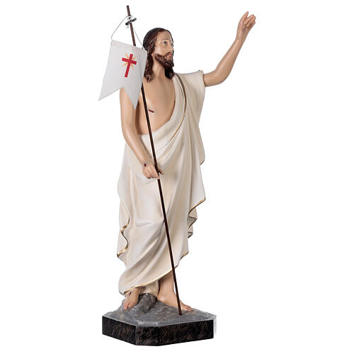 Imagem Jesus Cristo Ressuscitado 50 cm fibra de vidro pintada