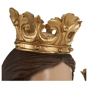 Imagem Maria Reina com Menino 80 cm fibra de vidro PARA EXTERIOR