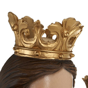 Imagem Maria Reina com Menino 80 cm fibra de vidro