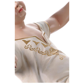 Imagem Menino Jesus olhos de vidro presépio fibra de vidro EXTERIOR h 165 cm