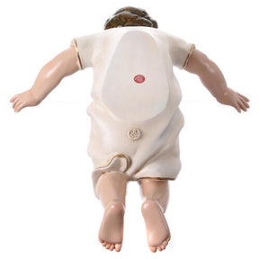 Imagem Menino Jesus olhos de vidro presépio fibra de vidro EXTERIOR h 165 cm