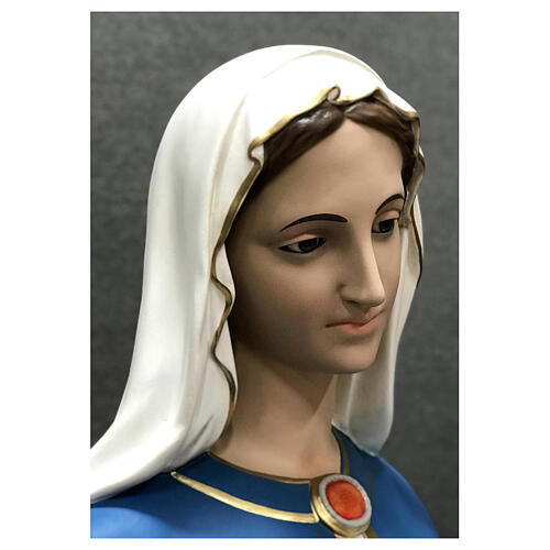 Imagem Nossa Senhora com o Menino Jesus fibra de vidro pintada 170 cm