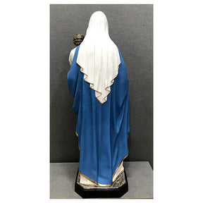 Imagem Nossa Senhora com o Menino Jesus fibra de vidro pintada 170 cm