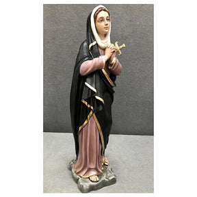 Imagem Nossa Senhora das Dores menina fibra de vidro pintada 80 cm