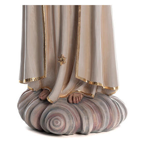 Imagem Nossa Senhora de Fátima pintada fibra de vidro 100 cm