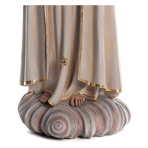 Imagem Nossa Senhora de Fátima pintada fibra de vidro 100 cm