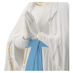 Imagem Nossa Senhora de Lourdes Cinto Azul Fibra de Vidro 130 cm PARA EXTERIOR