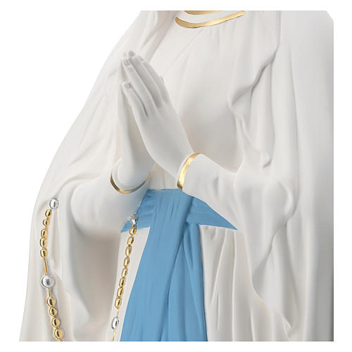 Imagem Nossa Senhora de Lourdes Cinto Azul Fibra de Vidro 130 cm PARA EXTERIOR