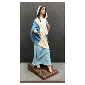 Imagem Nossa Senhora de Nazaré fibra de vidro pintada 110 cm