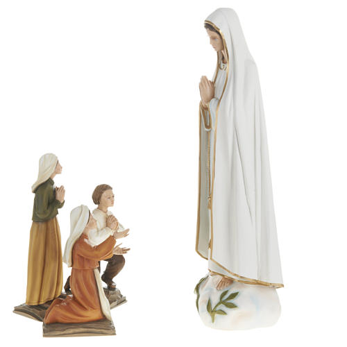 Imagem Nossa Senhora Fátima fibra de vidro 60 cm