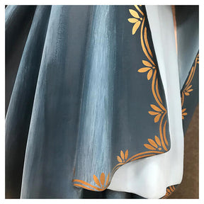 Imagem Sagrado Coração de Maria raios dourados fibra de vidro pintada 165 cm