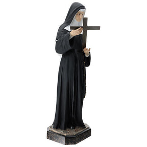 Imagem Santa Rita Fibra de Vidro Pintada 130 cm