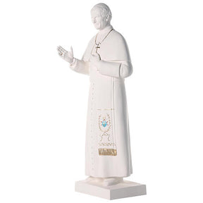 Imagem São João Paulo II Fibra de Vidro Detalhes Pintados 90 cm