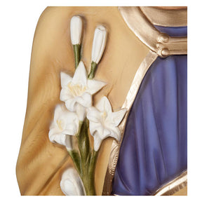 Imagem São José com o Menino Jesus 160 cm fibra de vidro PARA EXTERIOR