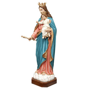 Maria Auxiliadora 120 cm fibra vidro pintada