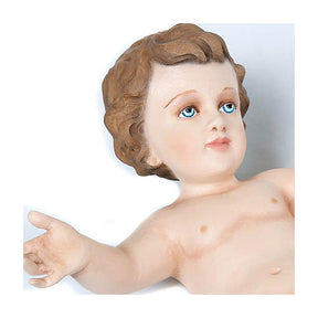 Menino Jesus 40 cm fibra de vidro PARA EXTERIOR