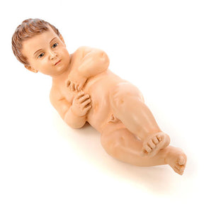 Menino Jesus barroco 50 cm Landi olhos cristal 1800 napolitano DE EXTERIOR