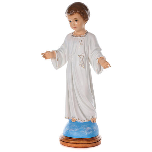 Menino Jesus de pé S. Infância 55 cm Landi olhos cristal DE EXTERIOR