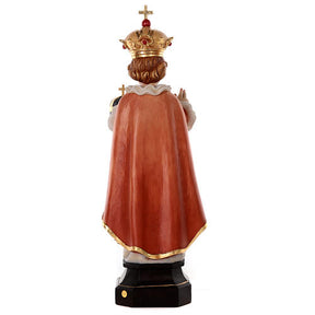 Menino Jesus de Praga fibra de vidro 60x20x20 cm
