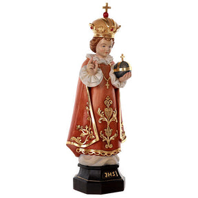 Menino Jesus de Praga fibra de vidro 60x20x20 cm