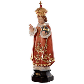 Menino Jesus de Praga fibra de vidro 60x20x20 cm