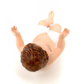 Menino Jesus nu 58 cm olhos cristal Landi DE EXTERIOR