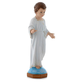 Menino Jesus Santa Infância 75 cm Landi olhos cristal DE EXTERIOR